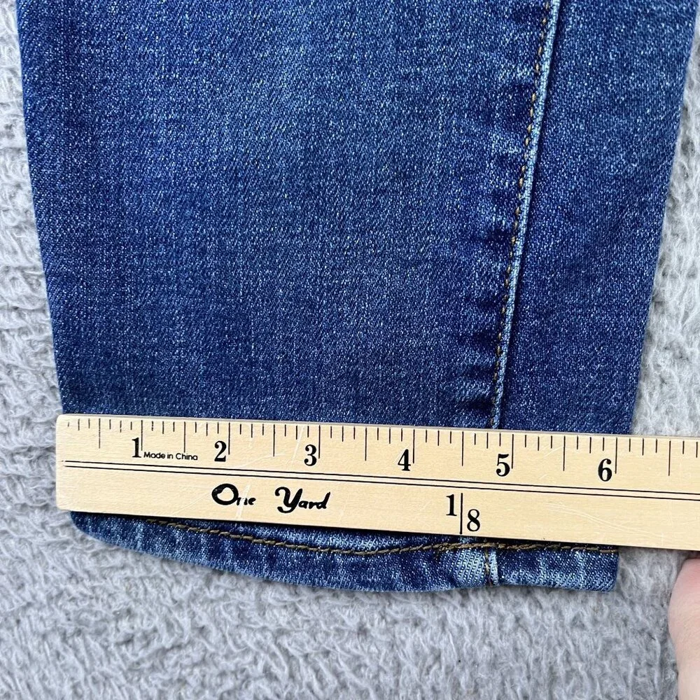 Good American Jeans Womens 2 Good‎ Classic Indigo Distressed Stretch